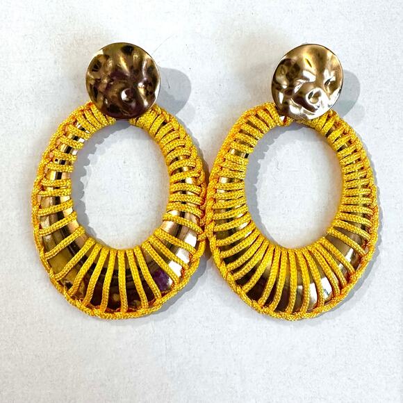Wrapped Gold Earrings - Picture 1 of 1